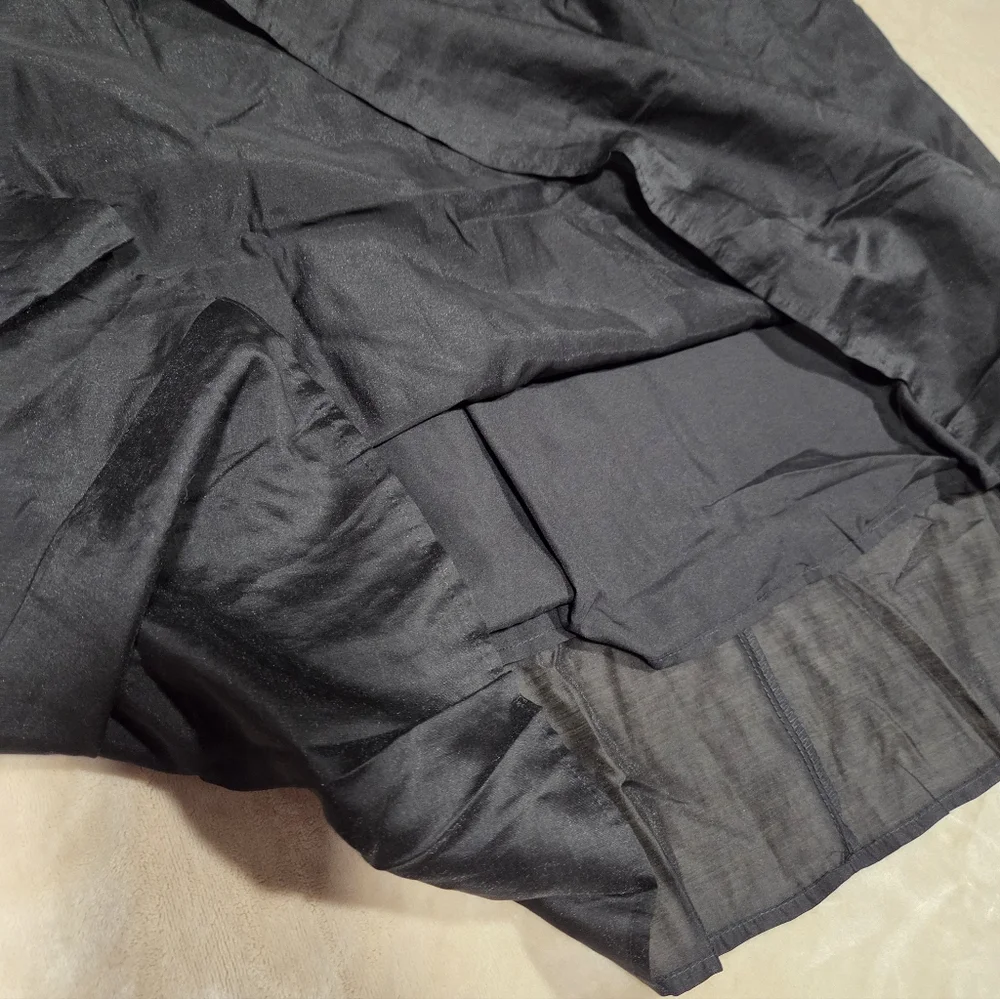 Simple retro Ariella Round Neck Mesh Embroidered Puff Sleeve Dress - Picture 9 of 10